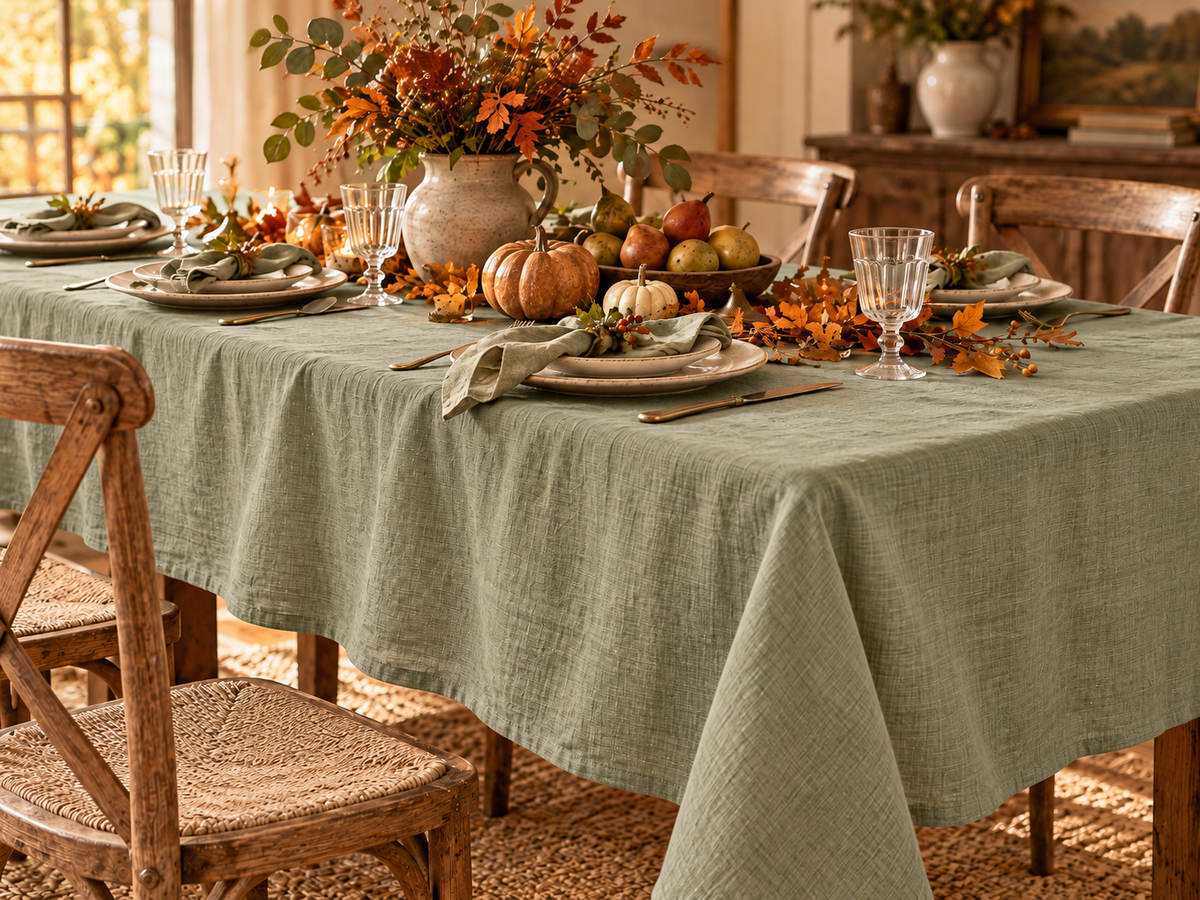 Premium Linen Tablecloth