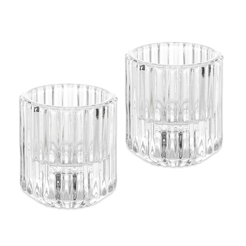 Glass Candleholder