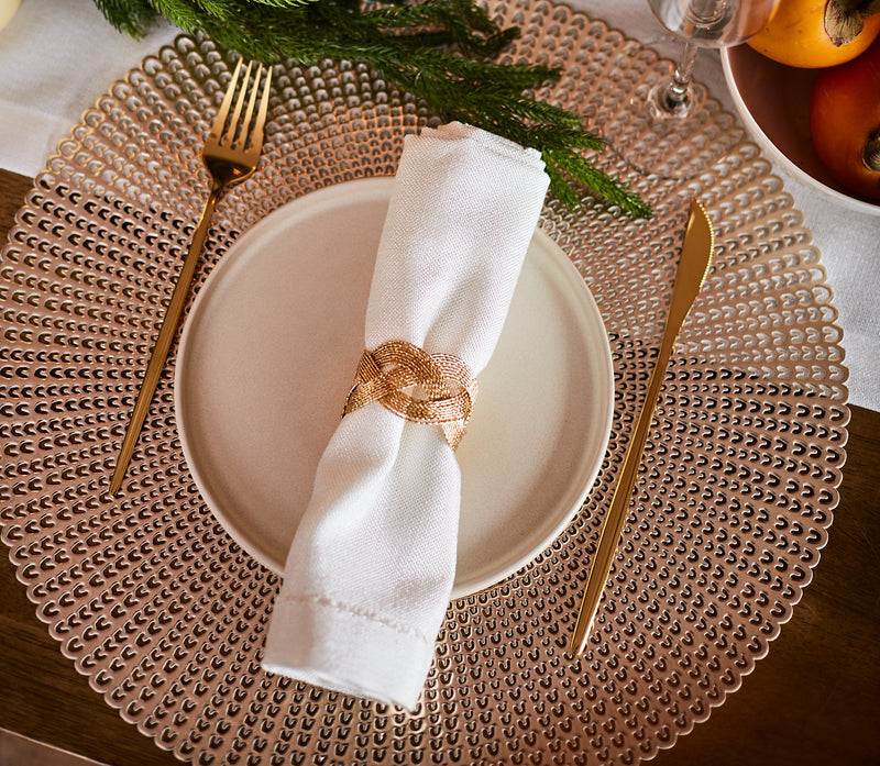 Braided Napkin Rings